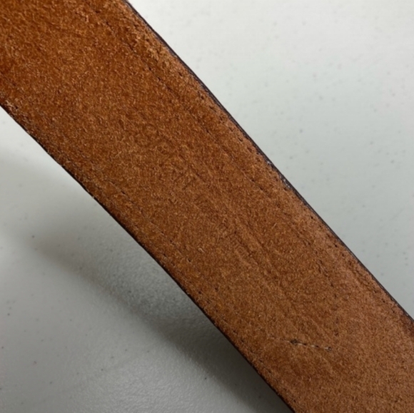 ESPRIT Caramel Brown Faux Leather Faux Calf-Hair Adjustable Silver Buckle Belt main image 5
